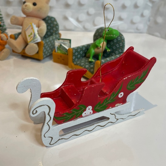 Calico Critters Sylvanian Families 🐻Luxury Living Room Christmas set - Picture 12 of 14